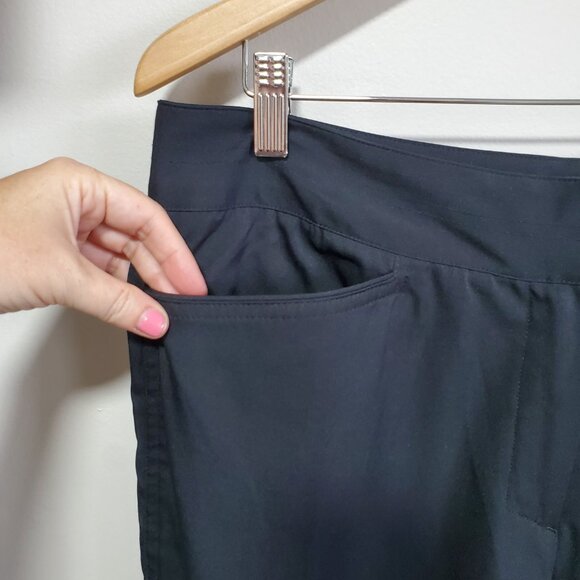 TAIL Classic 31" Golf Pants Straight Leg Stretch UPF 40+ Work Black Women's 16 - Picture 2 of 15